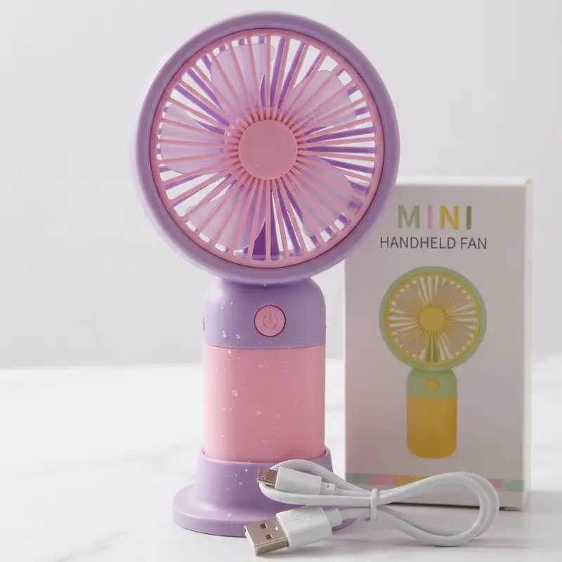 Mini Handheld Fan USB Rechargeable – 3 Speed Portable Mini Fan