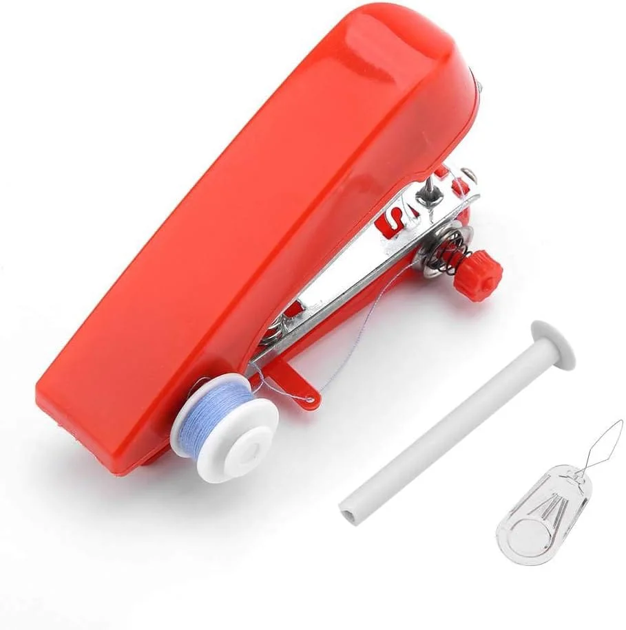 Portable Handheld Mini Sewing Machine Small Electric Sewing Machine for Home Travel & Quick Repairs