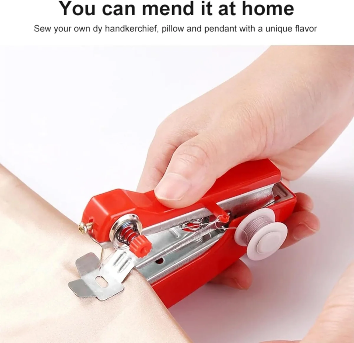 Portable Handheld Mini Sewing Machine Small Electric Sewing Machine for Home Travel & Quick Repairs