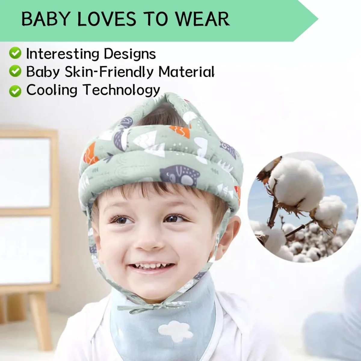 Original Baby Safety Helmet | High-Quality Protective Head Guard for Toddlers