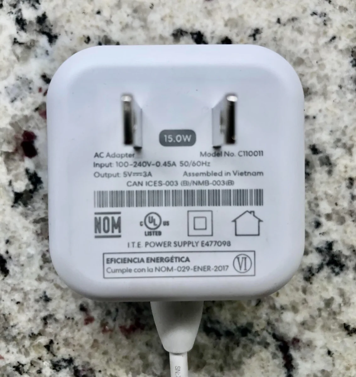 Eero 15w Charger