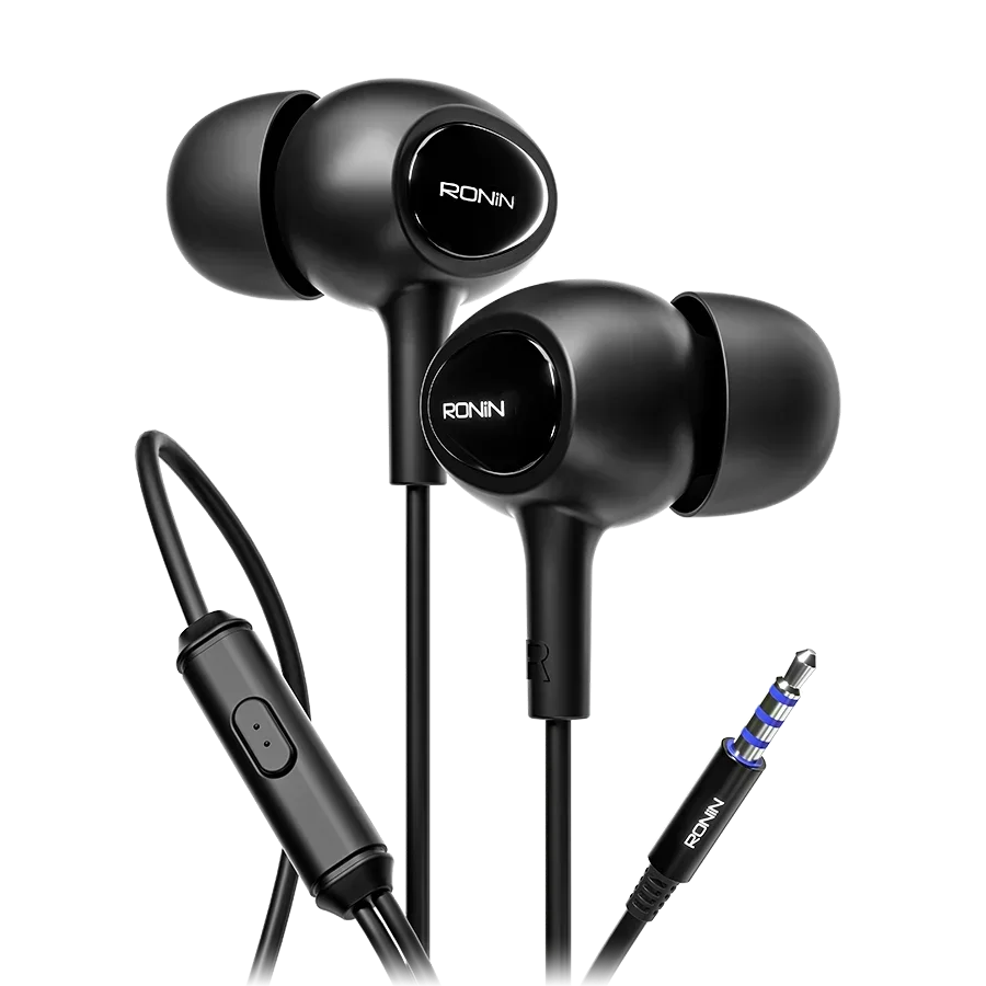 RONIN R-9 Original Speaker Handsfree with Mic – Wired Earphones