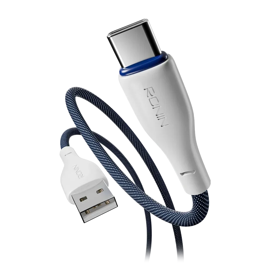 RONIN USB Type-C Cable – 1.2m Durable Braided Fast Charging Cable, 3.0A
