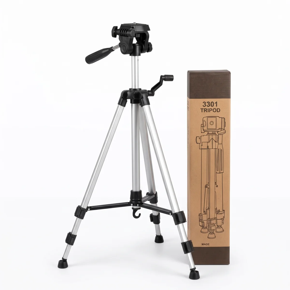 3301 Professional Camera & Mobile Tripod Stand