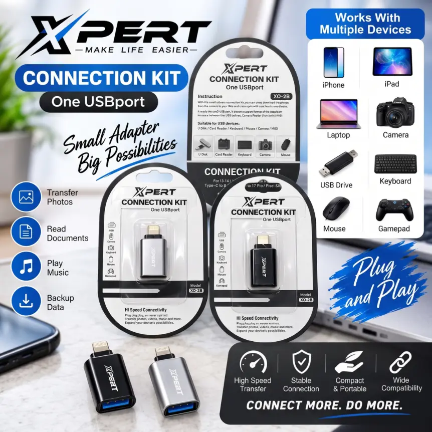 XPERT Connection Kit XO-2B (One USB Port)