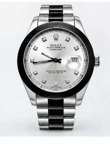 Luxury Men’s Datejust Style Stainless Steel Watch – Silver Dial with Date Display